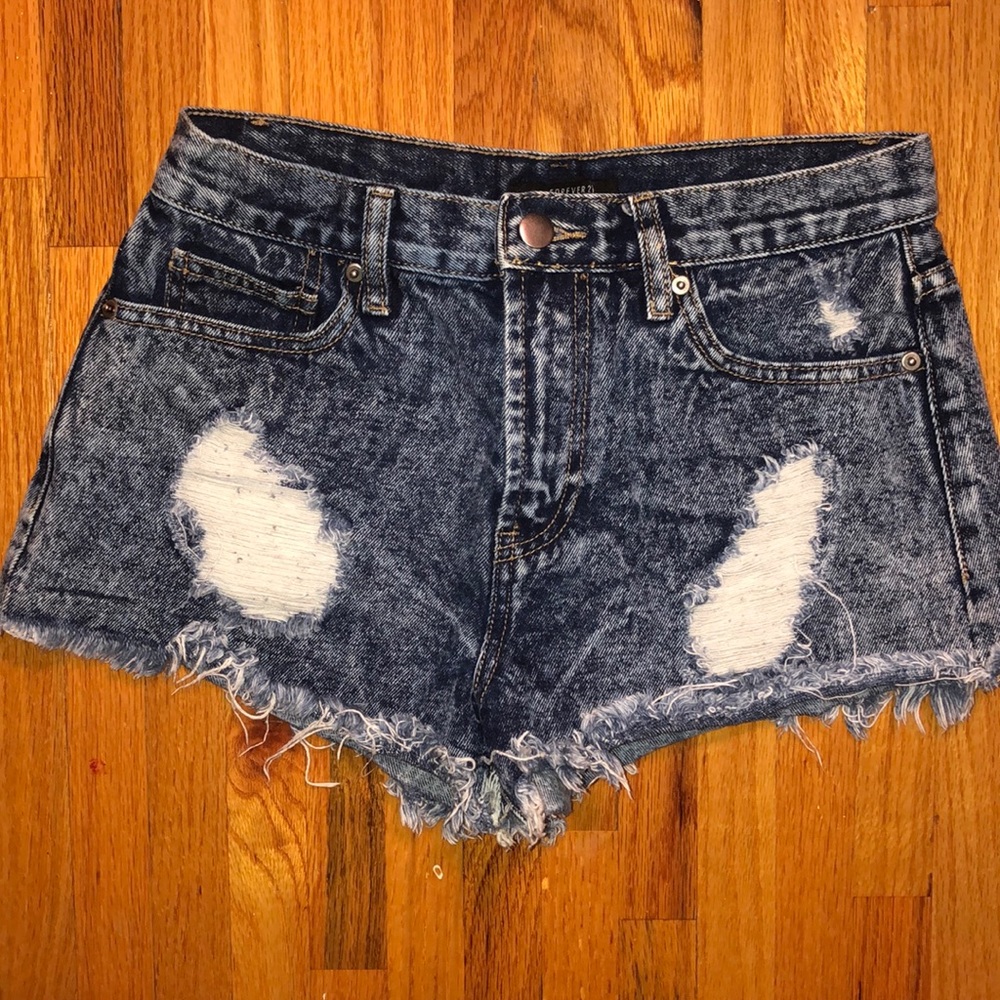 Forever 21 high waist/rise shorts